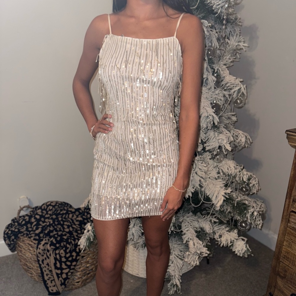 NEW XS sequin mini dress